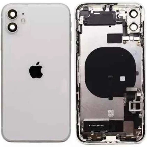 Rear Housing with Full Set Parts for iPhone 11-White Rear Housing with Full Set Parts for iPhone 11-White
